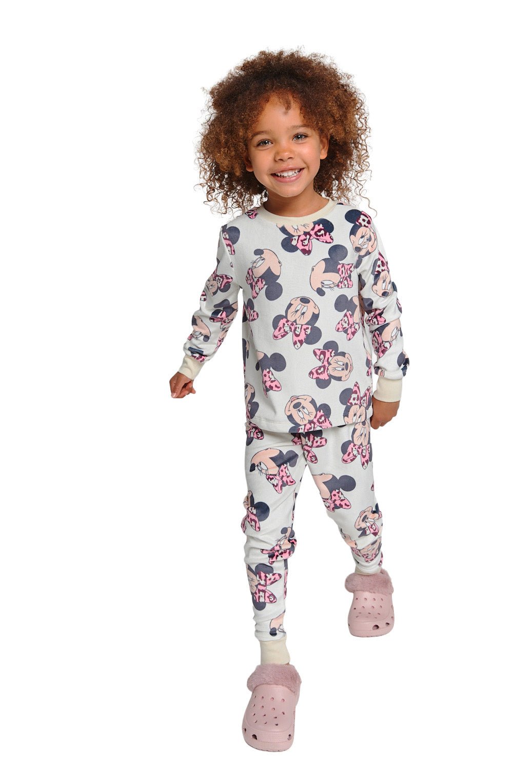 Minnie Mouse Girls Fleece Pyjamas - Brand Threads