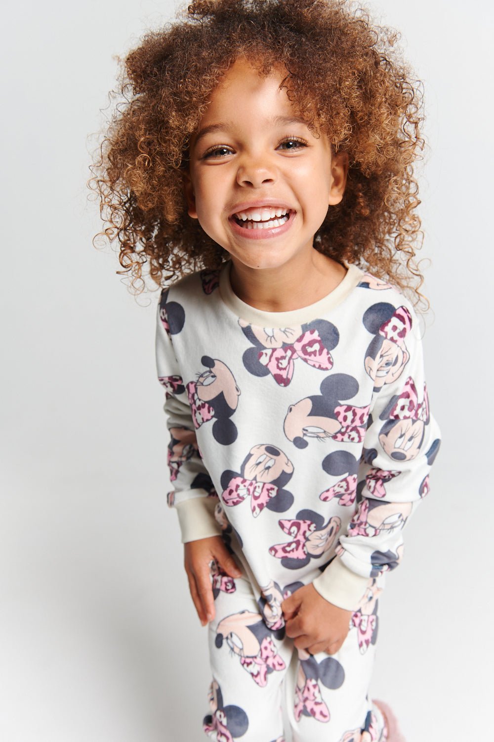 Minnie Mouse Girls Fleece Pyjamas - Brand Threads