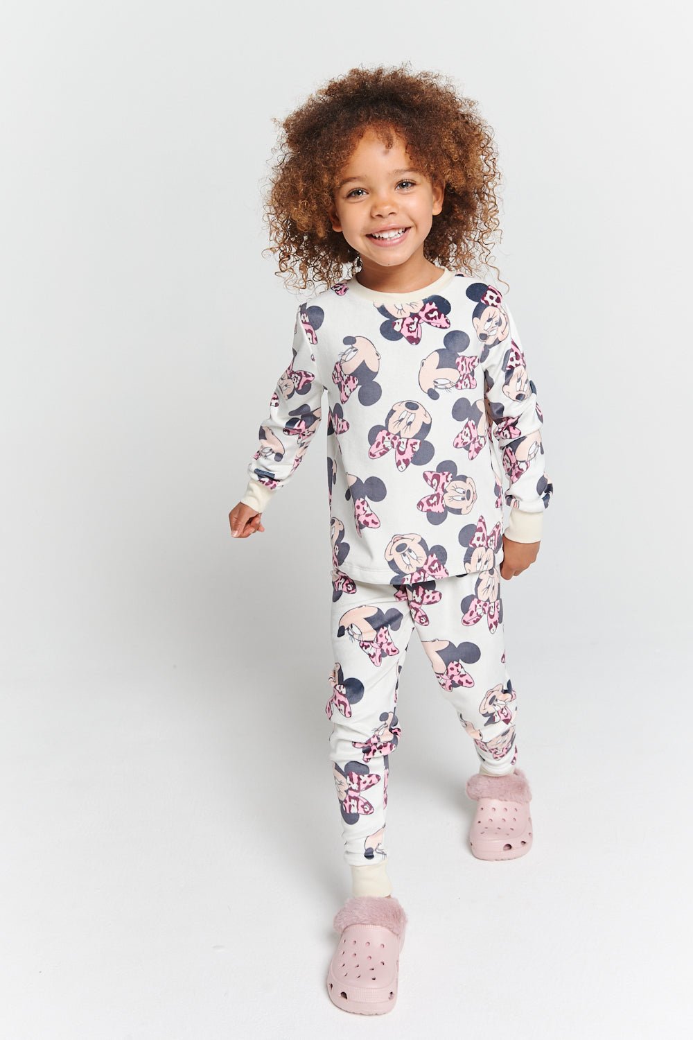 Minnie Mouse Girls Fleece Pyjamas - Brand Threads