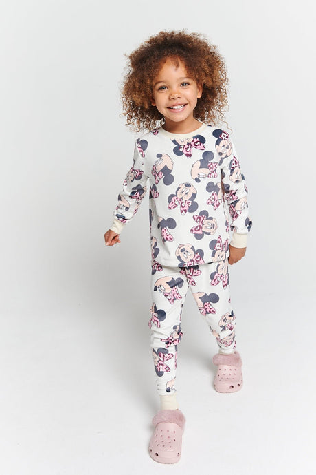 Minnie Mouse Girls Fleece Pyjamas - Brand Threads