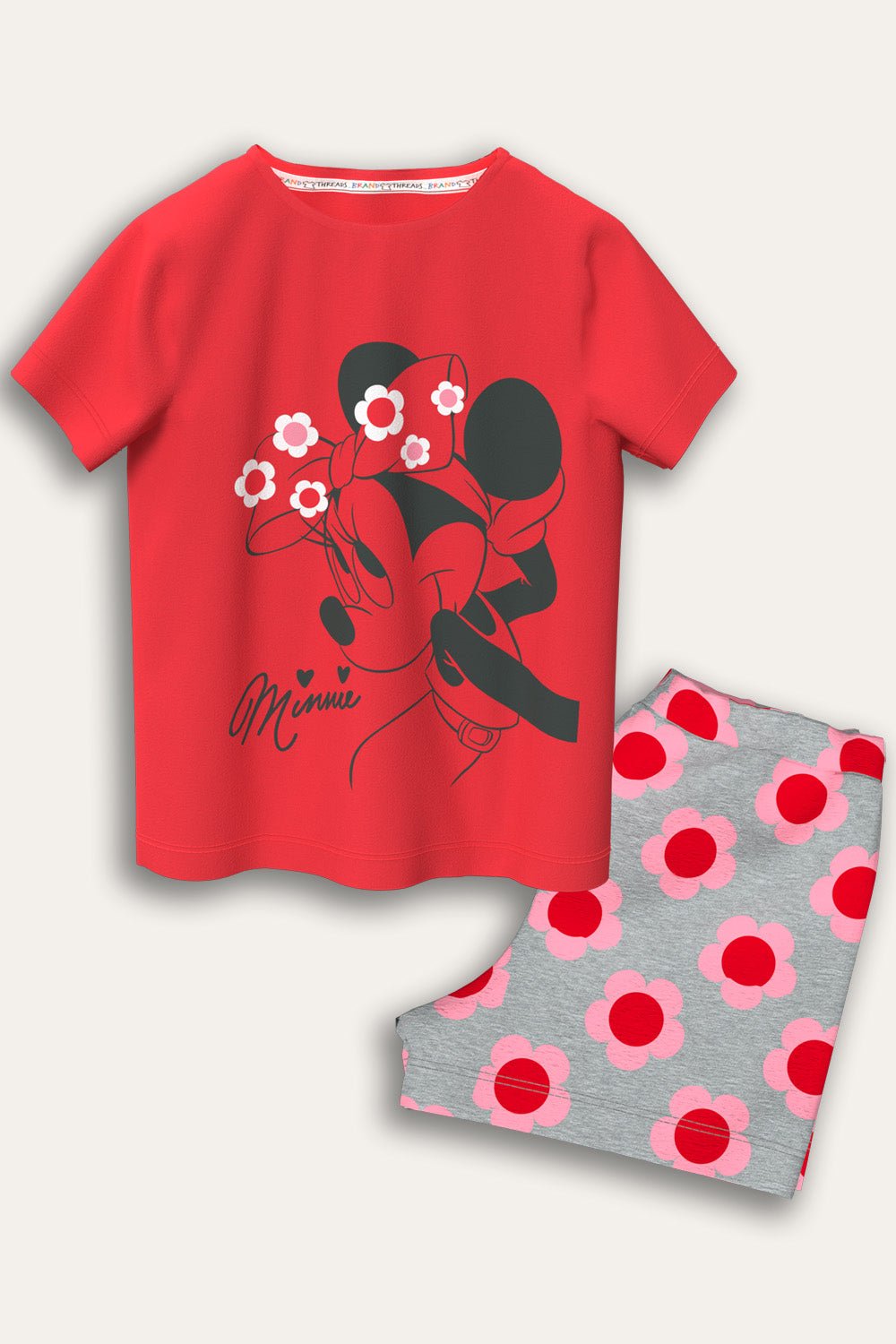 Minnie Mouse Girls Pyjama Set - Brand Threads