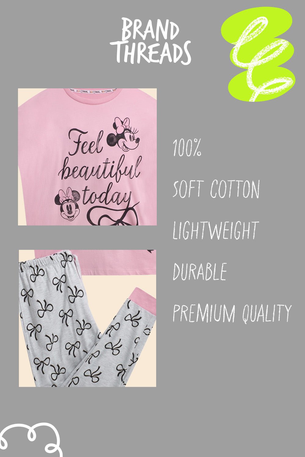 Minnie Mouse Pyjama Set - Brand Threads