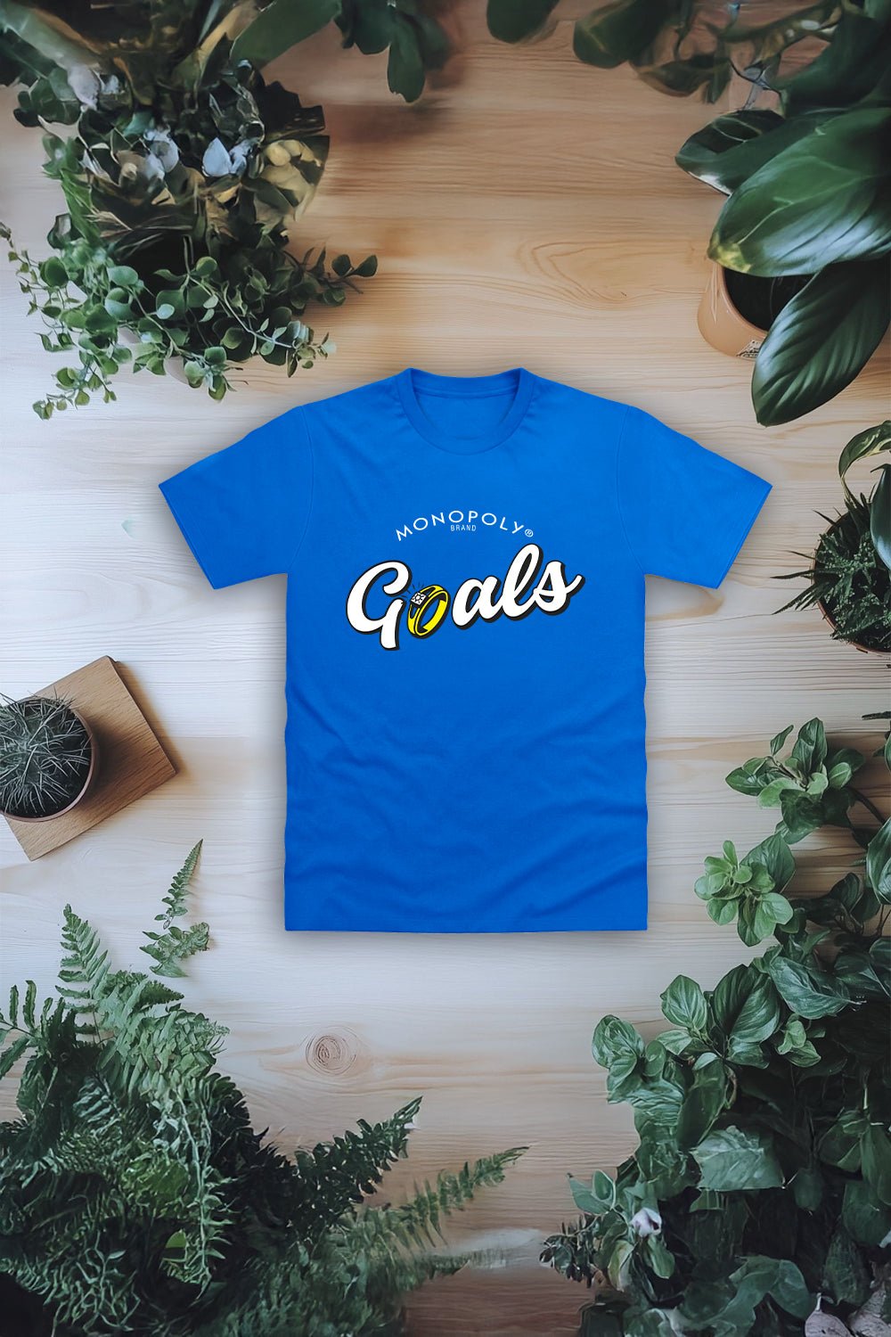 Monopoly Goals Women’s T-Shirt – Official Royal Blue 100% Cotton Tee - Brand Threads