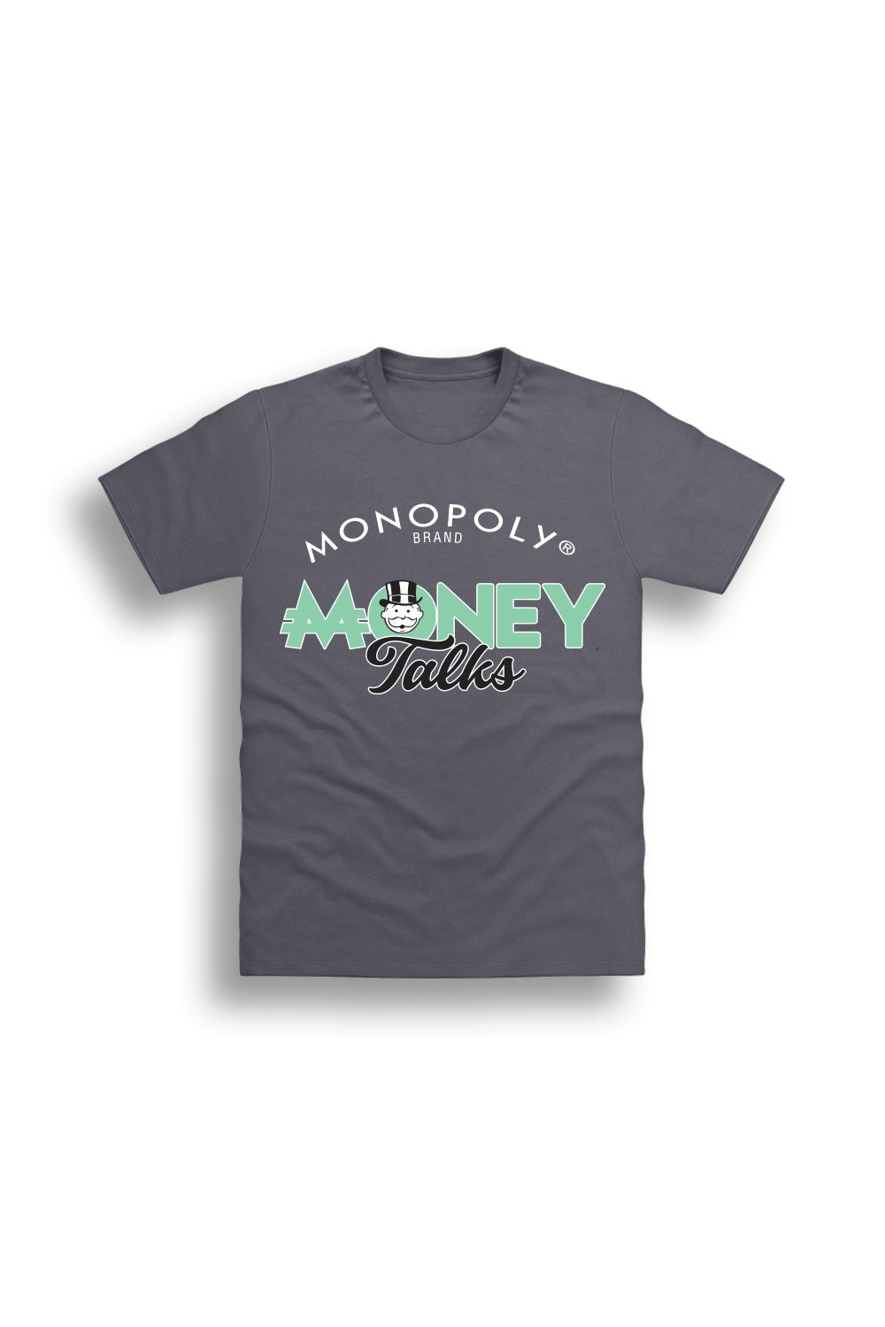 Monopoly Men’s T-Shirt – Charcoal Grey 100% Cotton Short Sleeve Tee - Brand Threads