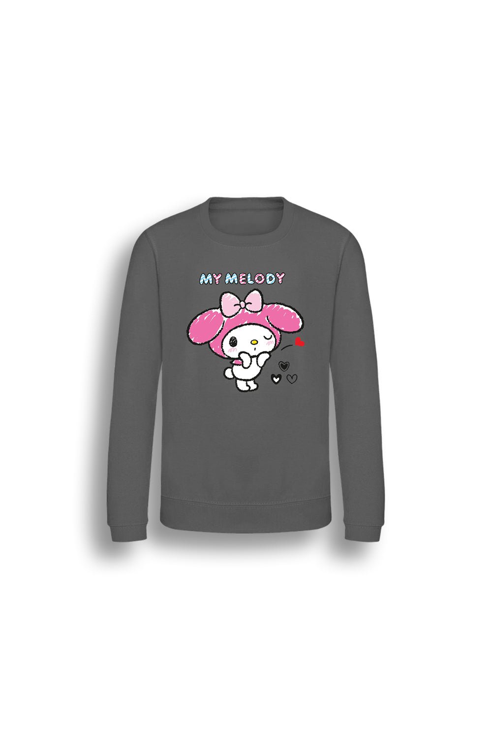 My Melody girls sweatshirt – cosy fleece pullover, long sleeve top - Brand Threads