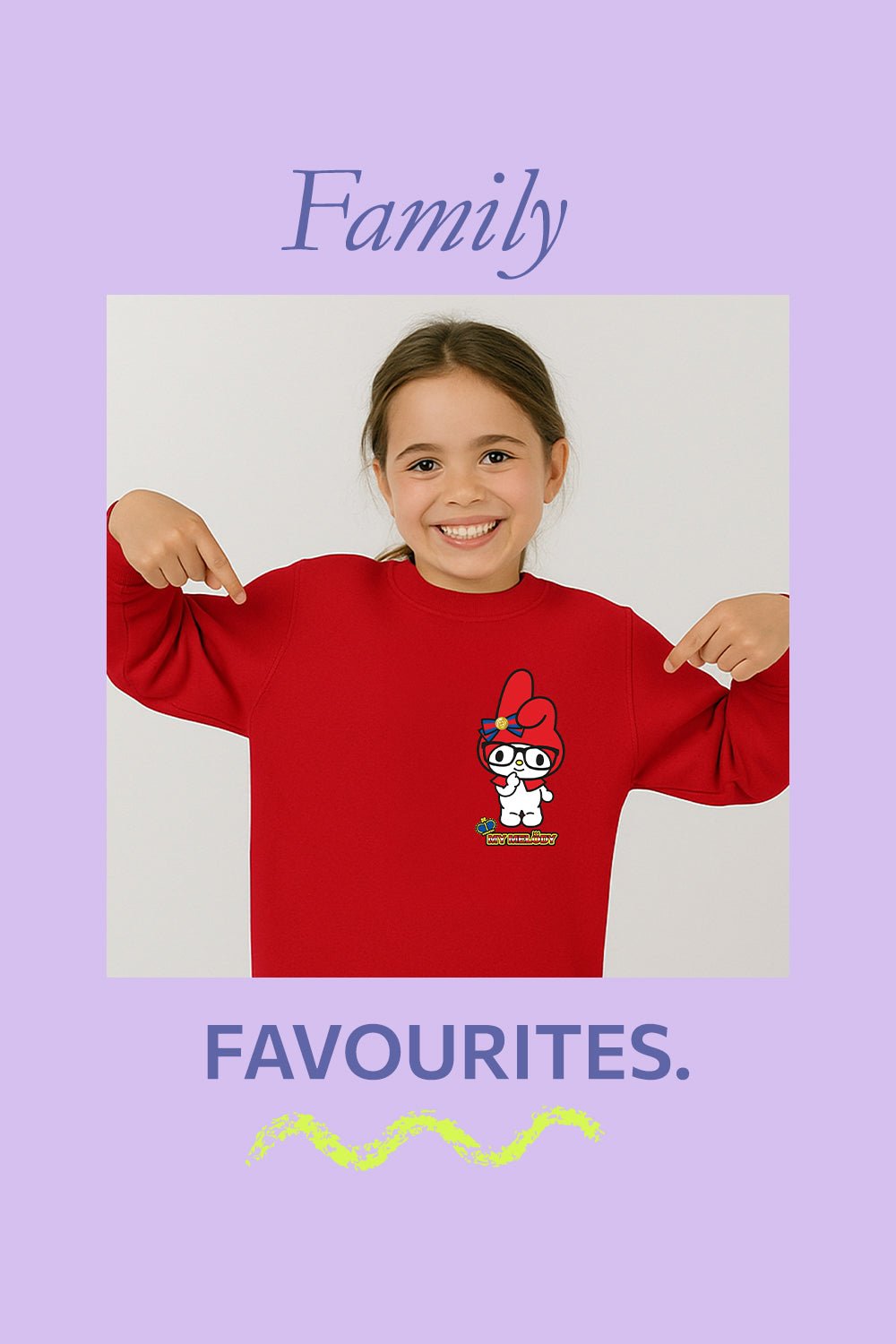 My Melody girls sweatshirt – cosy pullover jumper - Brand Threads