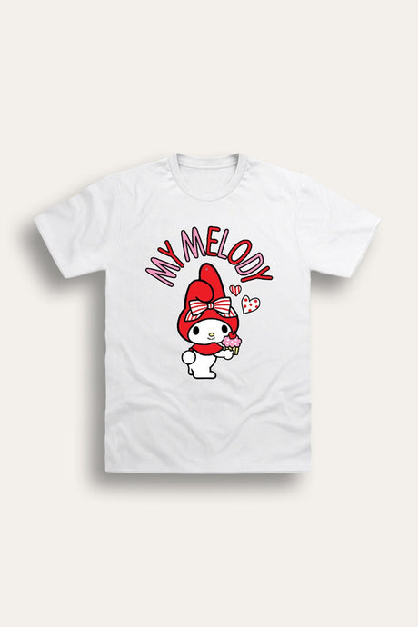 My Melody Girls White T-Shirt - Brand Threads