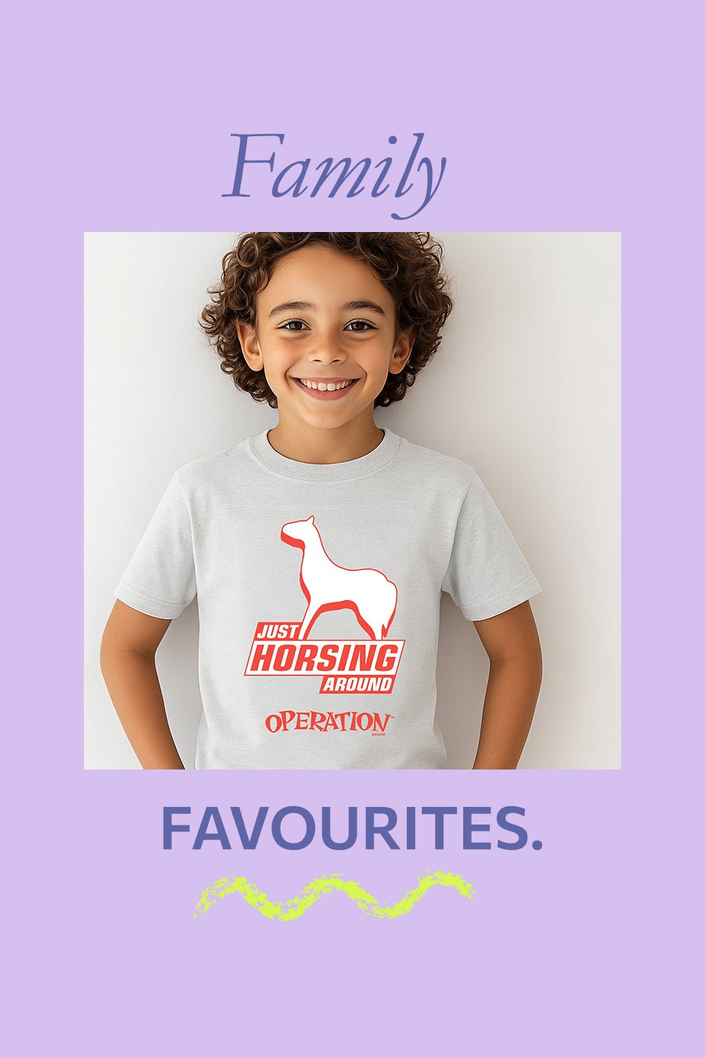 Operation Boys T-Shirt – Ash Grey 100% Cotton Short Sleeve Tee - Brand Threads