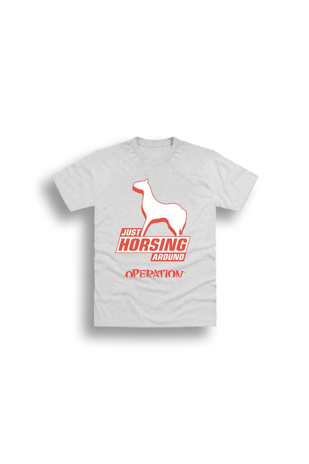 Operation Boys T-Shirt – Ash Grey 100% Cotton Short Sleeve Tee - Brand Threads