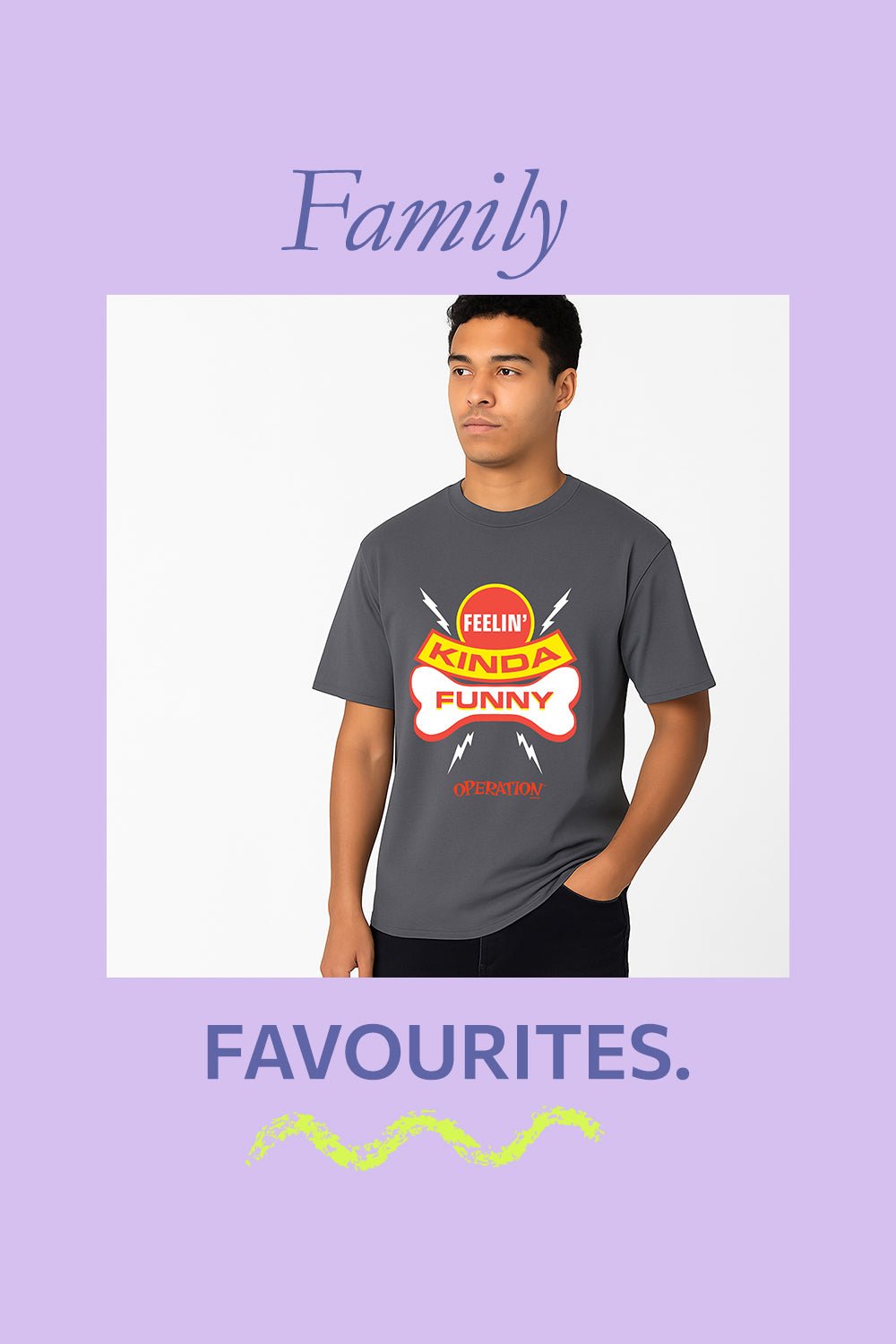 Operation Men’s T-Shirt – Charcoal Grey 100% Cotton Short Sleeve Tee - Brand Threads