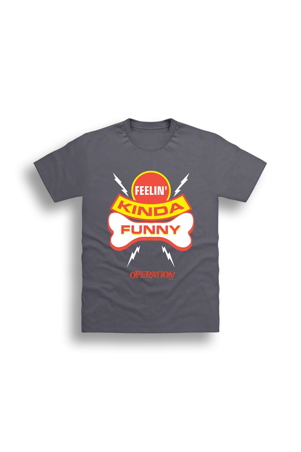 Operation Men’s T-Shirt – Charcoal Grey 100% Cotton Short Sleeve Tee - Brand Threads