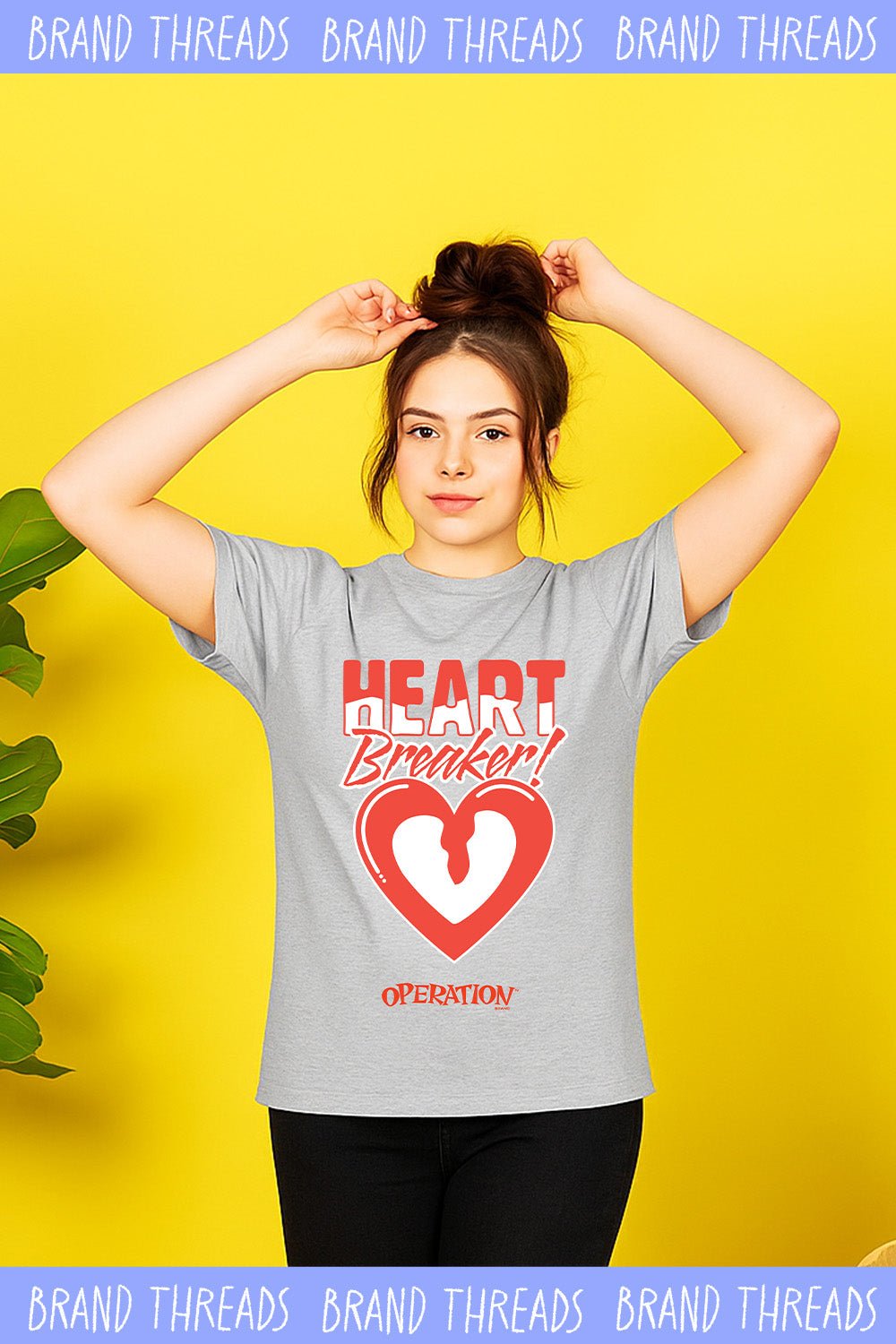 Operation Womens Graphic “Heart Breaker” T Shirt - Brand Threads