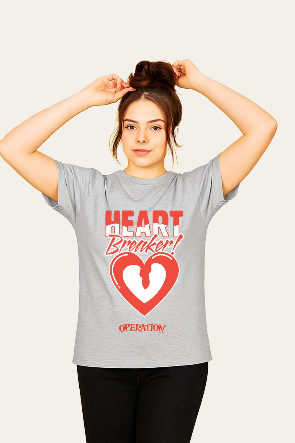 Operation Womens Graphic “Heart Breaker” T Shirt - Brand Threads