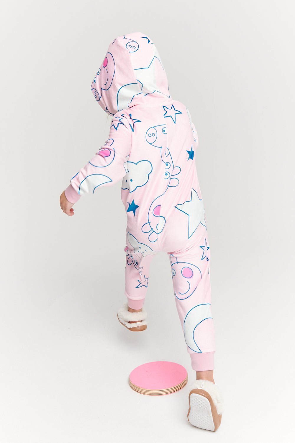 Peppa Pig Girls Fleece Onesie - Brand Threads