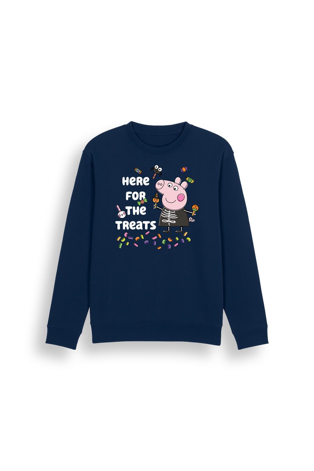 Peppa Pig Girls Halloween Navy Sweatshirt - Brand Threads