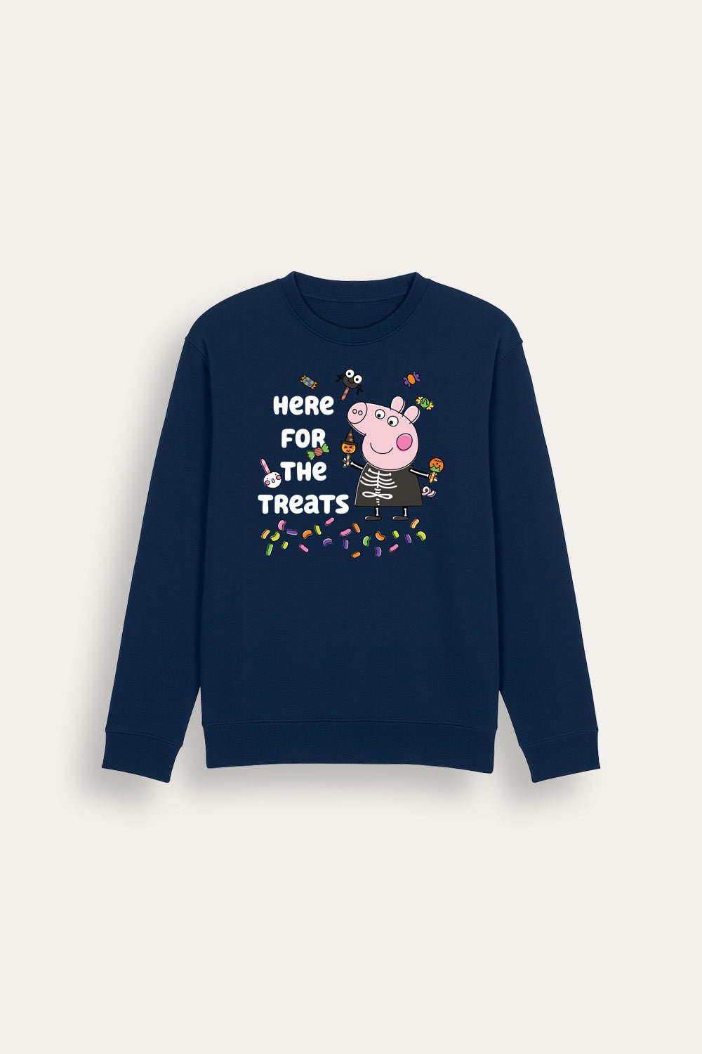 Peppa Pig Girls Halloween Navy Sweatshirt - Brand Threads