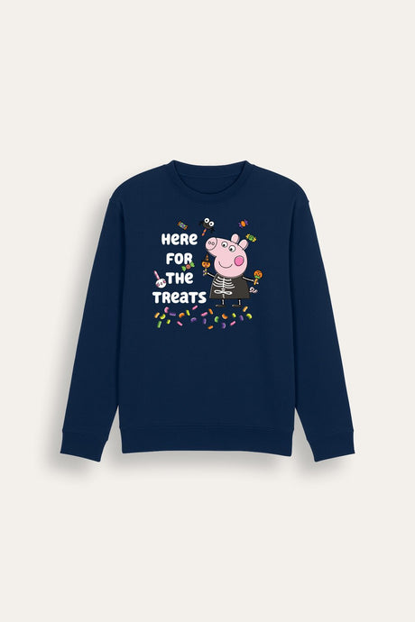 Peppa Pig Girls Halloween Navy Sweatshirt - Brand Threads