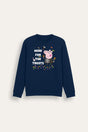 Peppa Pig Girls Halloween Navy Sweatshirt - Brand Threads