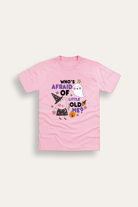 Peppa Pig Girls Light Pink Halloween T-Shirt - Brand Threads