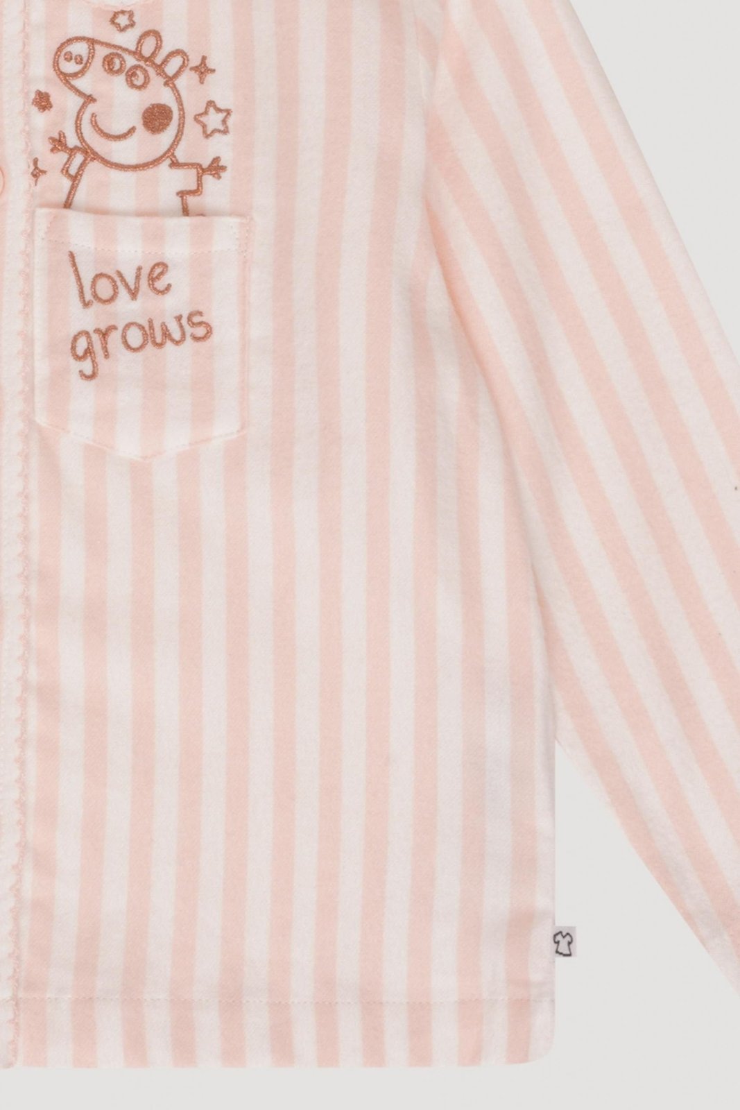 Peppa Pig Girls Organic Cotton Heirloom Pyjamas - Brand Threads