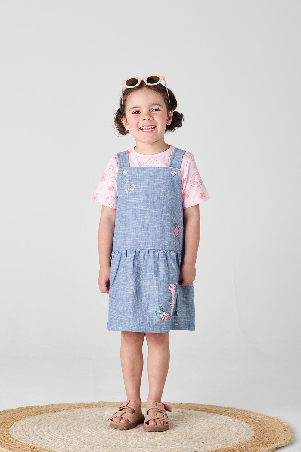 Peppa Pig Girls Pinafore Dress - Brand Threads