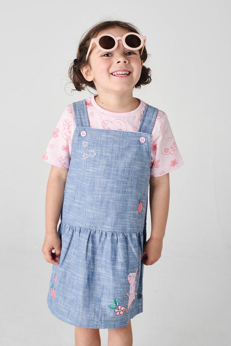 Peppa Pig Girls Pinafore Dress - Brand Threads