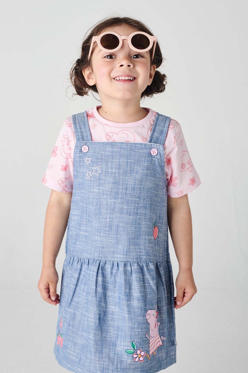 Peppa Pig Girls Pinafore Dress - Brand Threads