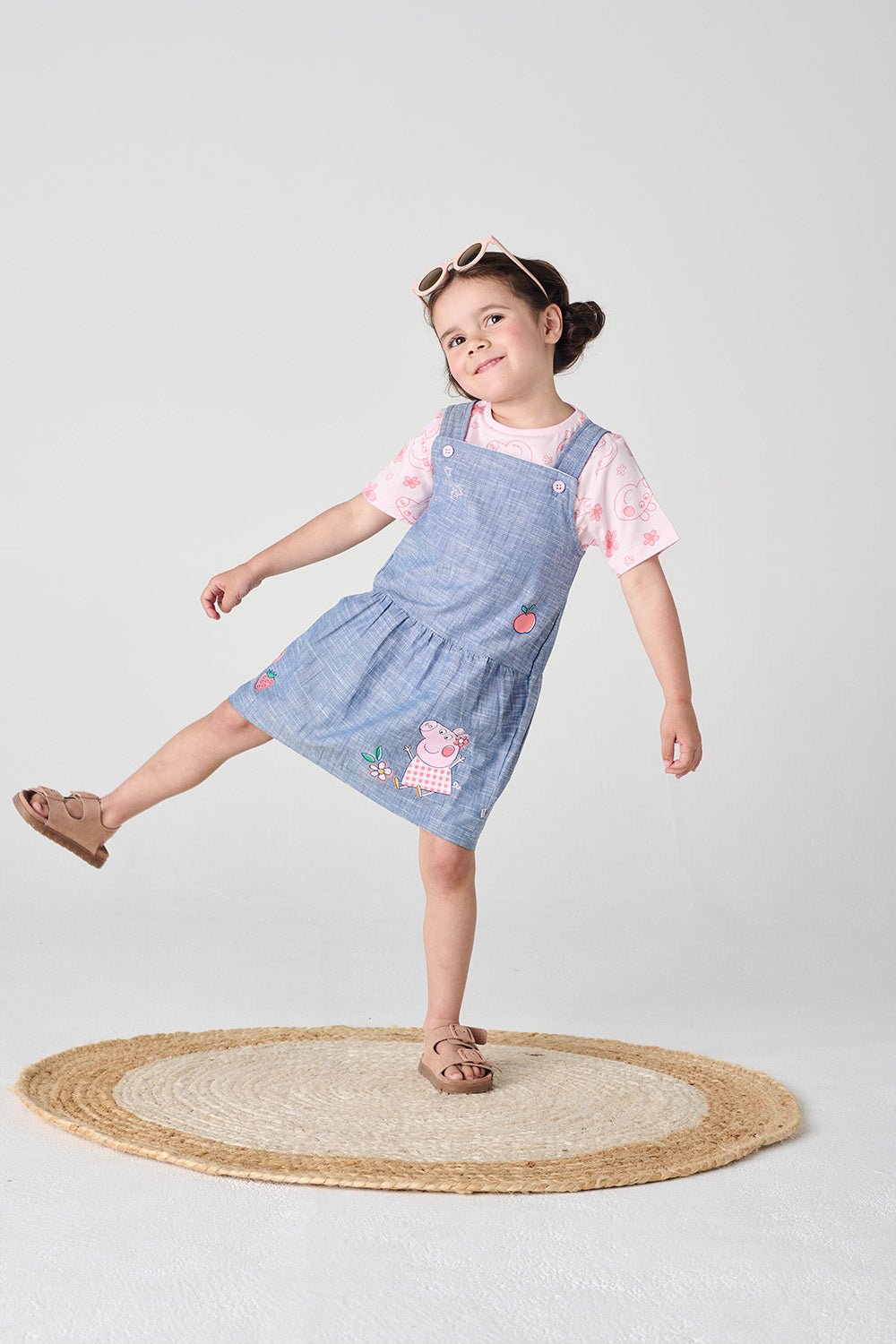 Peppa Pig Girls Pinafore Dress - Brand Threads