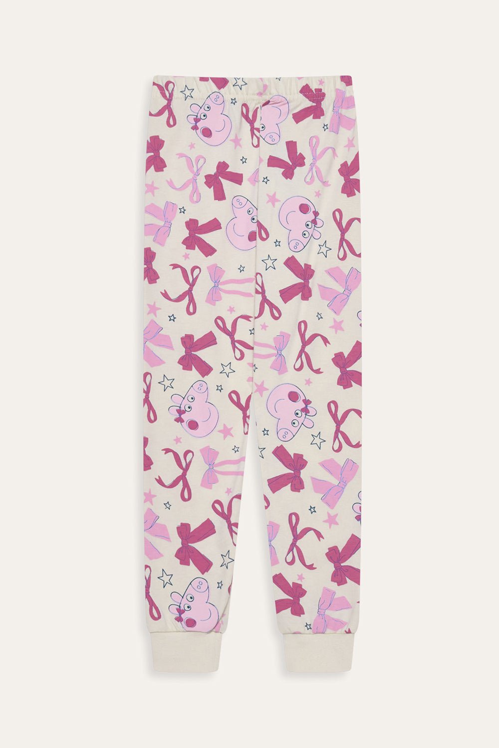 Peppa Pig Girls Pyjamas Long Sleeve Cotton Sleepwear Set - Brand Threads