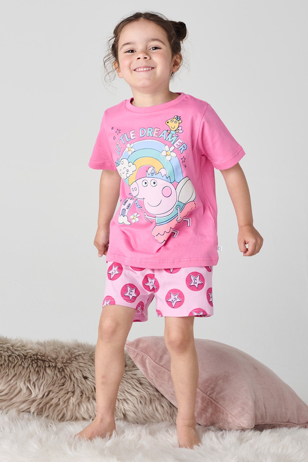 Peppa Pig Girls Short Pyjama Set - Brand Threads