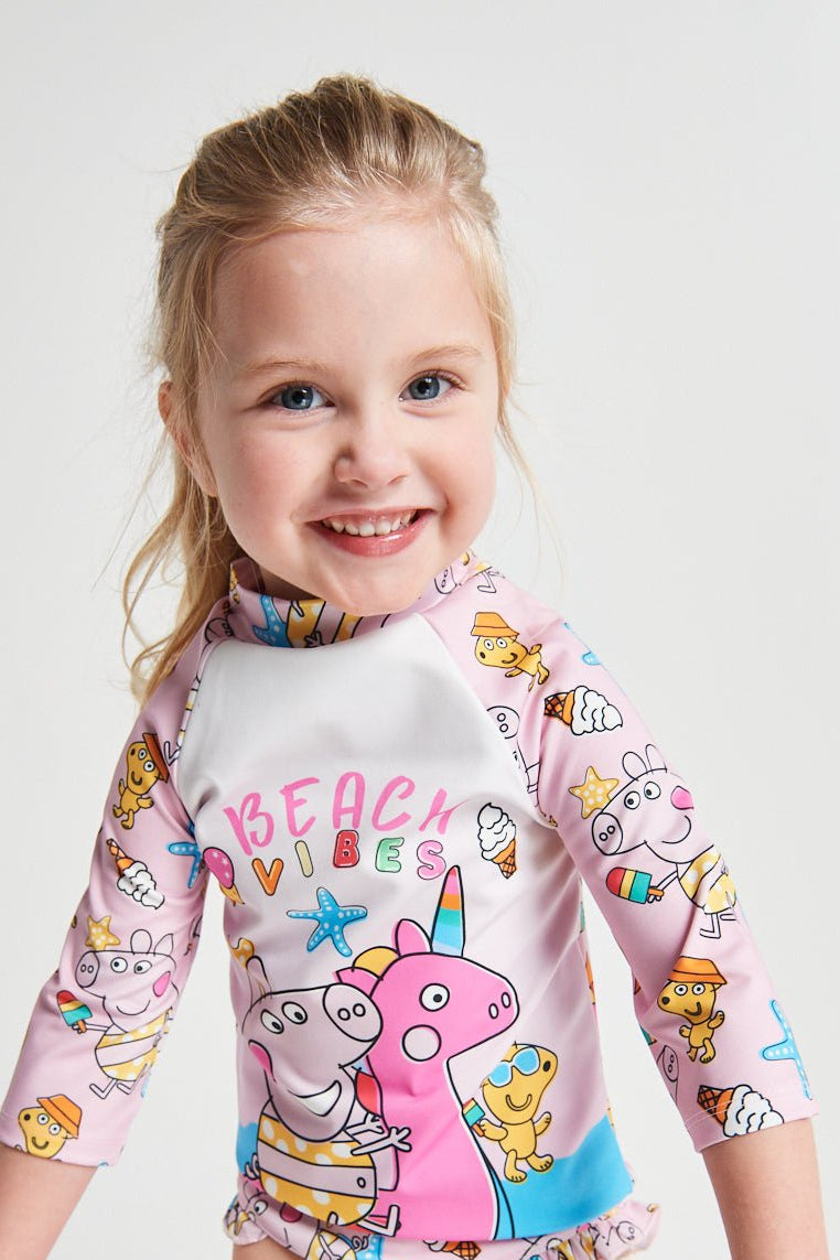 Peppa Pig Girls Swim Set - Brand Threads