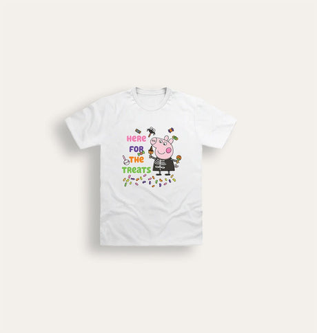 Peppa Pig Girls White Halloween T-Shirt - Brand Threads