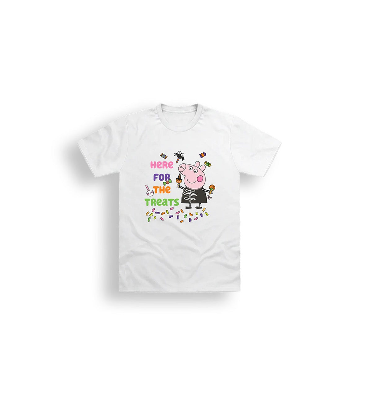 Peppa Pig Girls White Halloween T-Shirt - Brand Threads