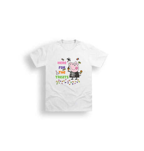 Peppa Pig Girls White Halloween T-Shirt - Brand Threads