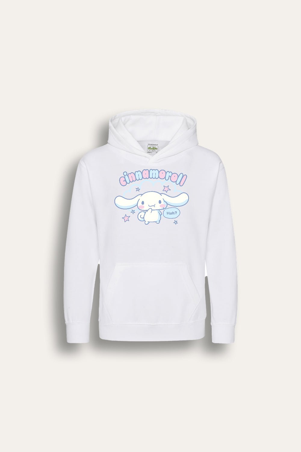Sanrio Cinnamoroll Kids’ Hoodie – White Cotton Hooded Sweatshirt - Brand Threads