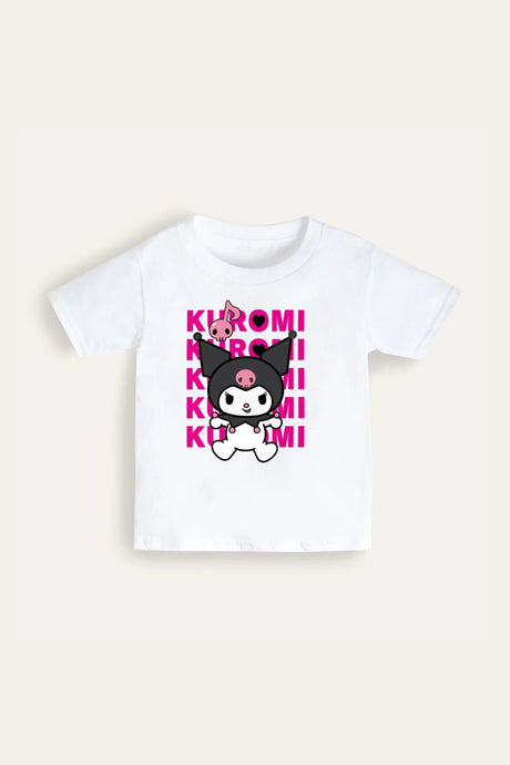 Sanrio Kuromi Kids’ T-Shirt – White Cotton Tee - Brand Threads