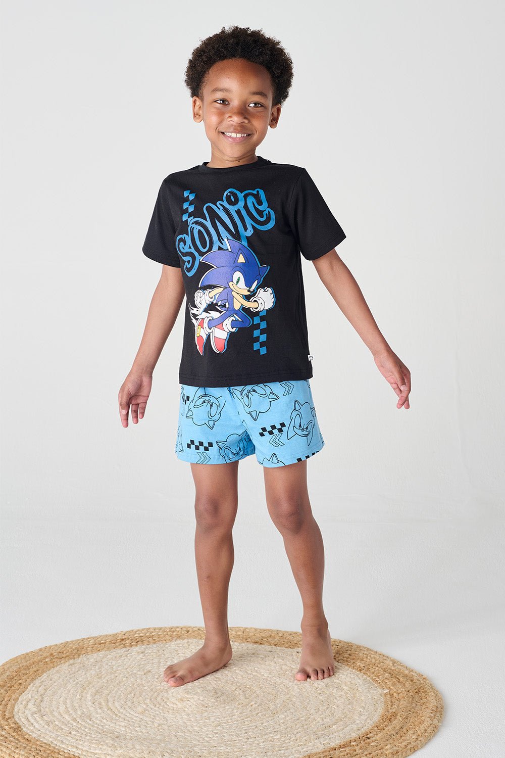 Sonic The Hedgehog Boys Short Pyjama Set - Brand Threads