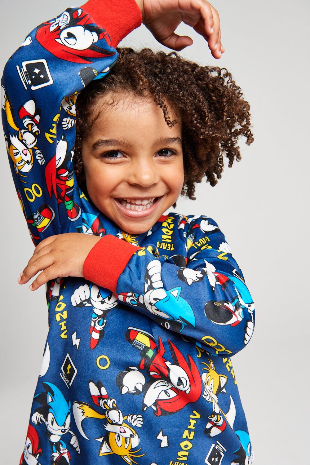 Sonic The Hedgehog Fleece Twosie Pyjama Set - Brand Threads