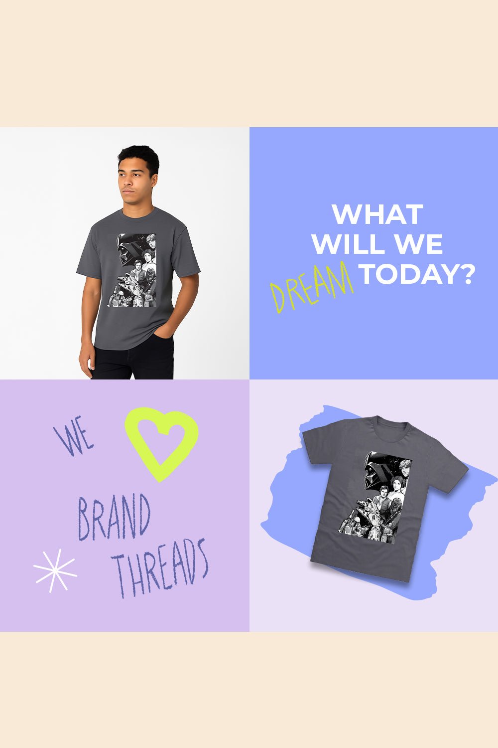 Star Wars Mens TShirt - Brand Threads