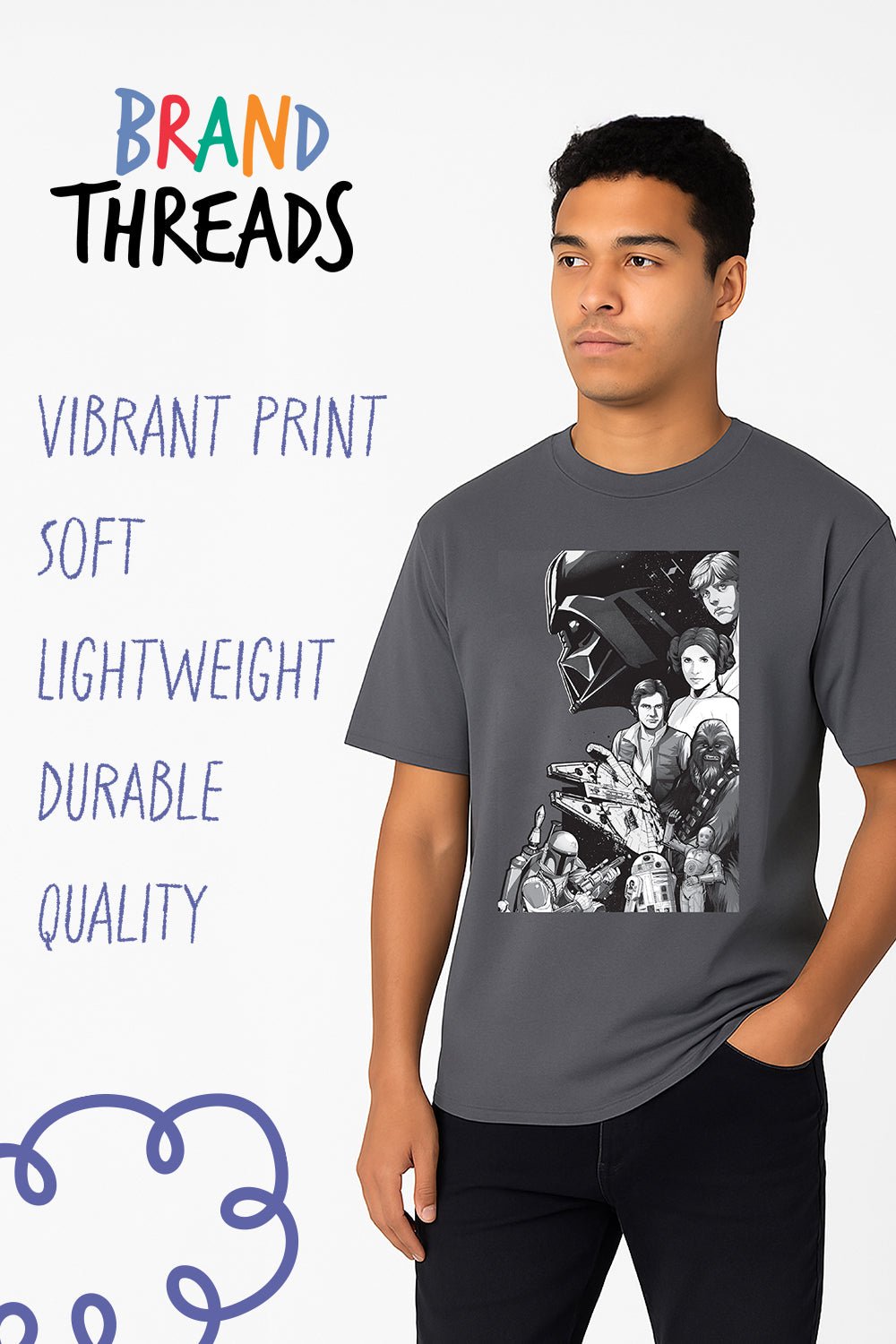 Star Wars Mens TShirt - Brand Threads