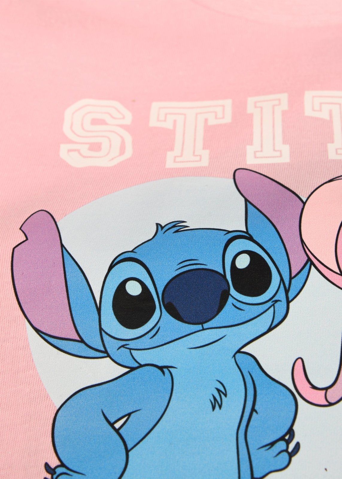 Stitch Girls Pyjamas Long Sleeved Kids Pyjamas Set Official Merchandise - Brand Threads