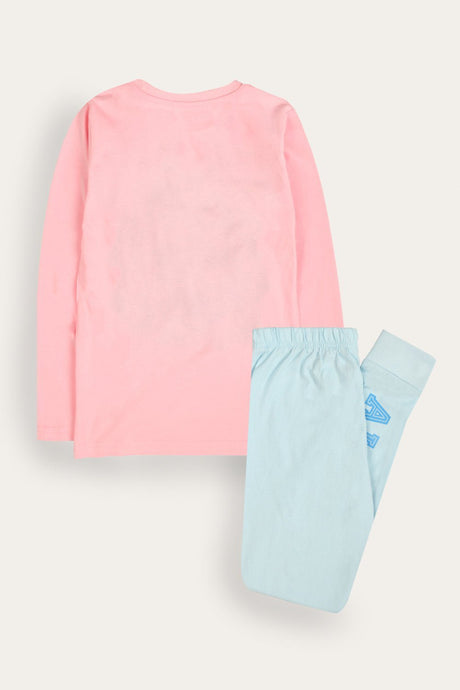 Stitch Girls Pyjamas Long Sleeved Kids Pyjamas Set Official Merchandise - Brand Threads