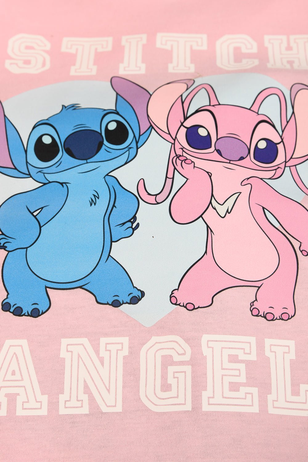 Stitch Girls Pyjamas Long Sleeved Kids Pyjamas Set Official Merchandise - Brand Threads