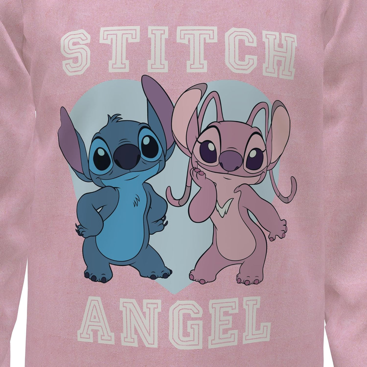 Stitch Girls Pyjamas Long Sleeved Kids Pyjamas Set Official Merchandise - Brand Threads