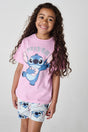 Stitch Girls Short Pyjama Set - Brand Threads