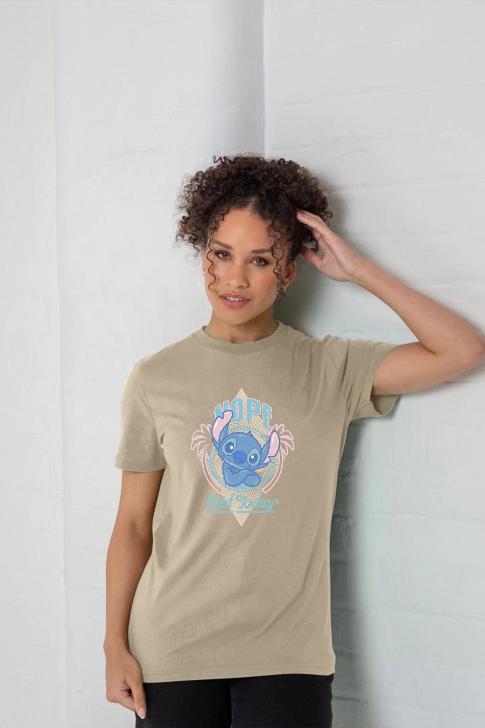 Stitch Ladies T Shirt Natural - Brand Threads