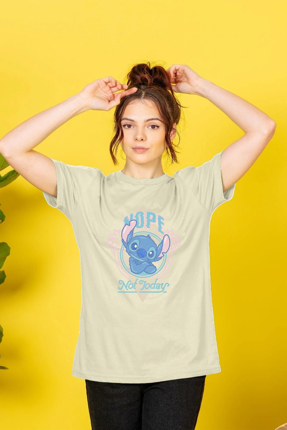 Stitch Ladies T Shirt Natural - Brand Threads