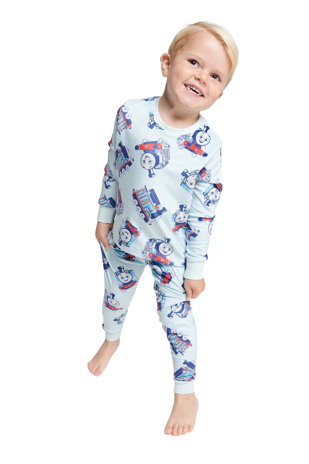 Thomas The Tank Engine Boys Divine Fleece Pyjama Twosie - Brand Threads