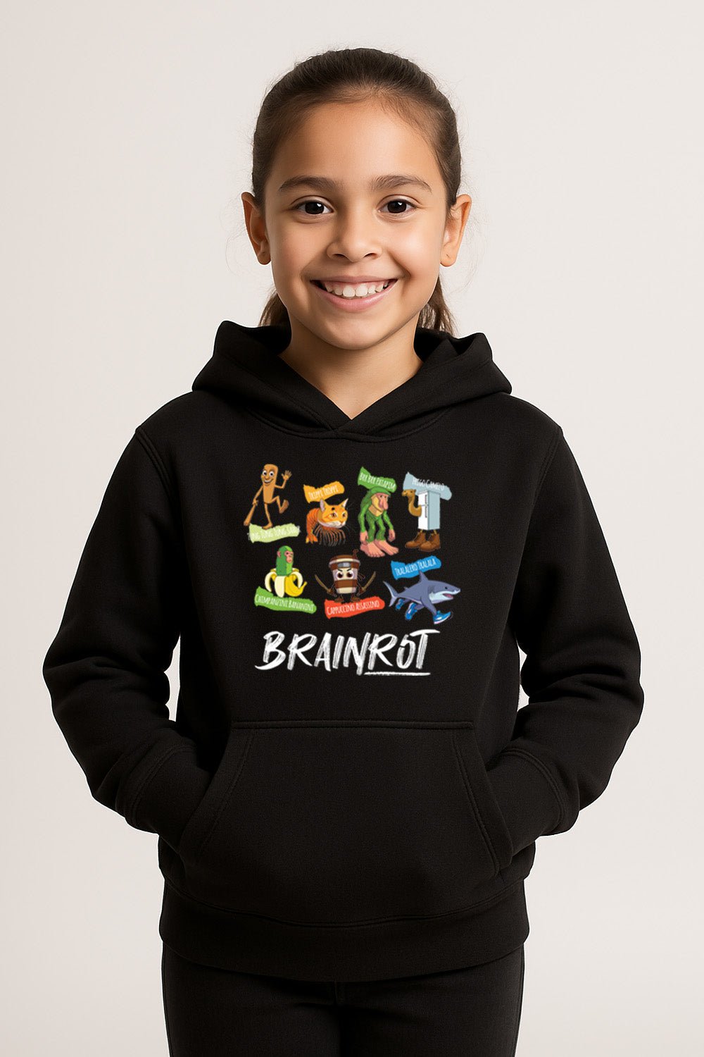 Unisex Kids Brainrot Hoodie - Brand Threads