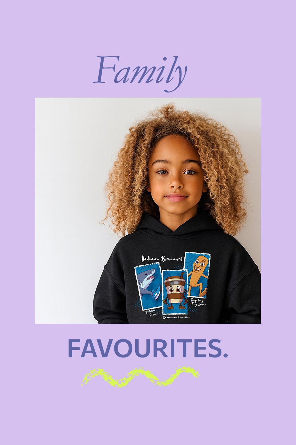 Unisex Kids Italian Brainrot Hoodie - Brand Threads